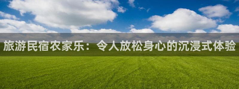 球盟会连接|旅游民宿农家乐：令人放松身心的沉浸式体验